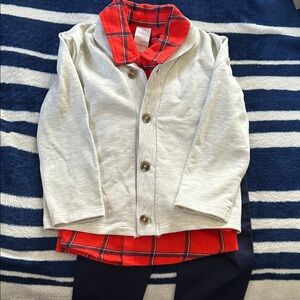 Ever & Ever Kids 3 pc set, Sweater, Shirt and Pants Sz 4T